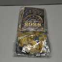 New Years Decorations 2026,Happy New Years Eve Party Supplies Gold and Black Nye Party Decorations With Backdrop Door Banner Hanging Swirls Honeycomb Balloon