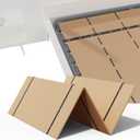 Bunkie Board, 6mm Thin, Large Queen Size (60 x 80 in)Heavy Duty Bed Panels Foldable Box Spring, Bed Support Slats under Mattress | Modular Portability Design, Easy Setup, Foldable, Low-Profile Design