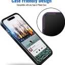 2 Pack Privacy Screen Protector + 2 Pack HD Tempered Glass Screen Protector for iPhone 16 Pro Max [6.9 inch], Dynamic Island Compatible, 9H Tempered Glass Film, Anti-Scratch, Case Friendly, Bubble Free