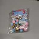 58Pcs Pastel Rainbow Cake Topper Colorful Balloons Stars Butterfly Daisy Flower Cake Decorations for Wedding Birthday Party Supplies