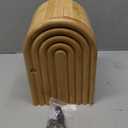 Phone Box for Family Time, Bamboo Cell Phone Jail, 3 Sections Hold 6 Phones, with Charging Holes, Phone Holder Self-Discipline Box, Help Kids Adults Focus Back, Mobile Phone Addiction (Wood)