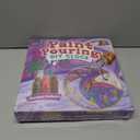 PURPLE LADYBUG Paint Pouring Kit for Ages 6+ - Washable Non-Toxic Painting Kit for Kids with Gloves & Table Cover for Easier Cleanup, Art and Crafts for Kids Ages 8-12, Crafts for Girls 8-12