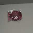 Lilosy Sexy Underwire Cute Push Up Strappy Embroidered Mesh Sheer Lingerie Set See Through Panty Bra (Bow Burgundy Red) XL