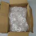 100Pcs Clear Chocolate Box Holder Plastic Round Chocolate Ball Bouquet Holder Flower Packaging Support Rack for Birthday Party