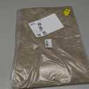 Leather Heat Resistant Placemats Set of 6 Waterproof Wipeable Washable PU Table Mats, Easy to Clean Anti-Slip Place Mats (Light Brown, 6)