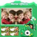 goopow Kids Selfie Camera Toys for Girls Age 3-9, Digital Video Camera Toy with Protective Cover,Christmas Birthday Festival Gifts for 3-9 Year Old Girls Boys- 32GB SD Card Included (Green-H25)