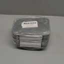 1 Lb Small Aluminum Pans with Lids(40 Pack - 5"4") Tin Foil Pans Disposable Cookware- Cardboard Lids, for Cooking Baking Party Meal,Takeout Trays - To Go Disposable Food Container