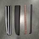 Model 3 Highland Model y Juniper Dashboard Cover and Air Vent Trim Cover Compatible with Tesla Model 3 Highland 2024+ and Model y Juniper 2025+ Total 4 ets (Matte White) (Matte Black)