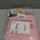 Estelar Textiler Ombre Gray and Pink Blackout Curtains 63 Inch Length 2 Panels, Full Light Blocking Curtains for Kids Room, Grommet Thermal Insulated Gradient Drapes for Girl's Room, 42x63 Inch