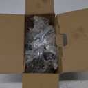 Finnhomy Stem Caster Wheels 2 Inch Heavy Duty Threaded Swivel Casters 1/4" - 20 x 1 with Brake Set of 4 for Wire Shelve Wheel Anti-wear Smooth Casters, Black