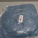 PrinceDeco 2 Pieces T Cushion Sofa Slipcovers Stretch Couch Covers for T Cushion Chair Slipcover Soft Arm Chiar Cover with 1 Individual T Shape Seat Covers Width Up to 40"- Storm Blue