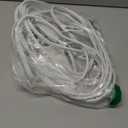 DEWENWILS 3 Outlet Extension Cord with Flat Plug, 25 FT 16/3 Awg Grounded Power Cable for Indoor Use, SPT-3 Cord, White, ETL Listed, 1 Pack