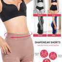 Butt Lifting Panties, Tummy Control Shapewear for Women Compression Underwear Short Lace Butt Lifter Shapewear (Rose, XXL)