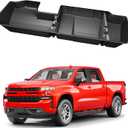 FengYu Under Seat Storage Box Compatible with 2019-2026 Chevy Chevrolet Silverado 1500/GMC Sierra 1500, 2020-2026 Silverado/Sierra 2500HD/3500HD Double Cab & Crew Rear Underseat Organizer Accessories