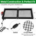 Soil Sifter with 30W Motor, Metal Sifter for Rocks