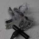 ALXEH 2 Inch Furniture Legs Black Coffee Table Feet, Mid-Century Metal Furniture Leg for Sofa Cabinet Ottoman, Set of 4 Side Mounted Style Home DIY Replacement Feet