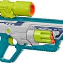 Nerf Rebel Ops Deadeye Blaster, 24 Nerf Elite Foam Darts, Shieldstock & Scope-Barrel Attachments, Kids Gift Toys, Ages 8+