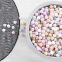 GOGOSO Ball Pit Balls for Toddler, Baby Plastic Playballs Kids Soft Pastel Pelotas Non-Toxic BPA-Free,Pink+Grey+Beige+White,100 Balls