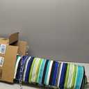 SUNCREAT 2 Person Hammocks for Trees, Lightweight Hammock for Outdoor, Patio, Garden, Backyard, Green Stripes