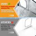 Weatherproof Heated Cat Houses for Outdoor Cats - Insulated Cat Shelter for Winter with Thermostatic Heating Pad and Escape Door, Warm Outside Pet House Gift for 1-2 Feral Cats (Medium)