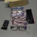 Gaoye 1.5 Reading Glasses for Women, 6 Pack Fashion Readers, Spring Hinge Eye Glasses, Blue Light Reading Glasses