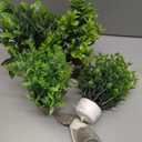 FAVOWREATH 4 Pack Fake Plants Ceramic Mini Artificial Greenery Potted Plants for Home Decor Office Decor Room Decor Farmhouse Decor Indoor Table Bathroom Decor