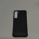 JETech Slim Fit Case for Samsung Galaxy S22 5G 6.1-Inch, Thin Phone Cover with Shock-Absorption and Carbon Fiber Design (Black)