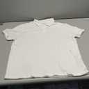 Verdusa Boys Button Down Dress Shirt Tops Short Sleeve Collar Textured Tee Shirts (14 Years, White)