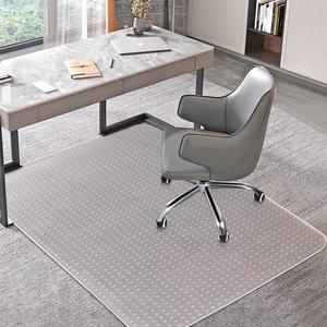 BesWin Large Office Chair Mat for Carpet, 45" x 53" Clear PVC Desk Chair Mat for Low Carpeted Floors, Carpet Protector