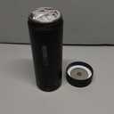 Portable Electric Kettle 110V, Travel Tea Kettle, 316 Stainless Steel Premium Liner, 4-speed Temperature Adjustment with Auto Shut-off and Boil-Off Protection black (0.5 Quarts)