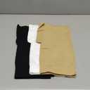 3 Pack Slip Shorts for Women Under Dress Comfortable Smooth Boyshorts Panties Biker Shorts (XX-Large, 3 Pack Black+white+nude)