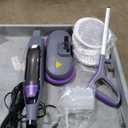 Steam Spin Mop, Smart Steam & Scrub Mop with 4 Cleaning Modes & LED Headlights, Safe for all Sealed Hard Floors like Tile, Hardwood, Stone, Laminate, Vinyl & More F2 (Purple)