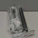 4PCS Wine Glass Holder, Stemware Rack Hanger Under Cabinet, Hanging Glass Storage Rack Organizer for Kitchen Bar, Black