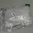 Artoid Mode White Silver Gauze Table Runner 120 Inch 10FT, Glitter Metallic Foil Sheer Dining Holiday Wedding Anniversary Birthday Table Decor for Home Party (28" x 120")