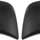X AUTOHAUX Pair Car Rear View Driver Passenger Side Mirror Cover Cap Replacement Black for Toyota Hilux 2015-2020 Mirror Guard Covers Exterior Decoration Trims