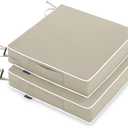 Amazon.com: MIULEE 17 x 16 x 2 Outdoor Chair Cushions,Waterproof Seat Cushions with Adjustable Straps,Set of 2 Patio Chair Cushions for Patio Furniture Garden,Navy Blue : Patio, Lawn & Garden