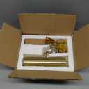 Royal Designs, Inc. Plug-in Picture Light, Gallery Lighting, 12 ft Cord with in-Line Hi/Low/Off Switch, PLP-2008-8-BSB, Brushed Satin Brass, 8.75 inch