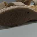 VJH confort Women's Wedge Sandals Buckle Straps Cork Platform Comfort Slingback Dress Open Toe Sandals (8)