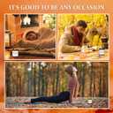 Auelife Fall Candle Set | 4 Pack Scented Candles for Home - Candle Gifts for Women Men, Soy Candles Home Scented | Autumn Fragrance of - Apple Pie/Cinnamon/Harvest/Wreath