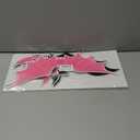 20Pcs Halloween Garage Decoration Magnet Stickers Black Pink Bat Refrigerator Decals Magnet Stickers for Party Home Door Dishwasher Decor