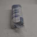 Bedspread Set Queen/Full Size Plaid Quilt Bedding Queen Grey Blue Patchwork Modern Lightweight Quilt Bedspread Home Reversible Coverlet-Soft Polyester 3 Piece Quilt Set Collection