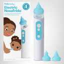 Frida Baby Electric NoseFrida Nasal Aspirator for Baby, Nose Sucker for Baby & Toddler, Upgraded Nasal Aspirator for Congestion + Allergy Relief with 3 Suction Levels, 1 Silicone Tip, USB