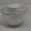 COOK WITH COLOR Electric Salad Spinner, Round 4.5L Capacity  Fast Drying & Easy Spin for Fresh Greens, Cream