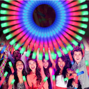 70 PCS LED Foam Glow Sticks Bulk, Glow in the Dark Party Supplies with 3 Modes Colorful Flashing, Foam Light Up Sticks for Wedding,Birthday,Neon Party,Carnival,Concert,New Year