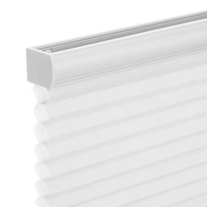 Changshade Cordless Cellular Shades,Blackout Honeycomb Shades for Windows,Pull Down Pleated Blinds,Easy to Install for Indoor Windows and French Doors,White,38" w x 64" h