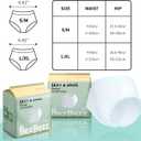 Disposable Period Underwear for Women S/M - Overnight Incontinence & Heavy Flow Pads, Leak-Proof, 360 Coverage for Ultimate Protection & Comfort, 12 Count