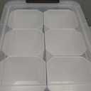 Citylife 17 QT Plastic Storage Bins Clear Storage Box with Lids Multipurpose Stackable Storage Containers for Organizing Tool, Craft, Crayon