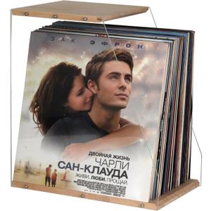 Acrylic Vinyl Record Storage Holder Stand,Sleek Vinyl Record Holder & Display for Albums