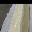 Architectural Products by Outwater 45"*71"*187"  Unfinished Unfinished Polyurethane U-Shaped Decorative Beam