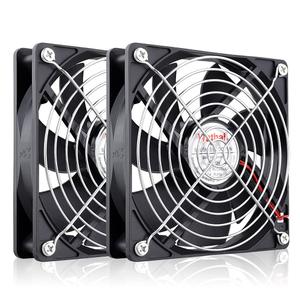 Wathai 120mm x 25mm 12V Computer Case Cooling Fan 12 Volt 2Pin High Performance DC Fan 2 Pack